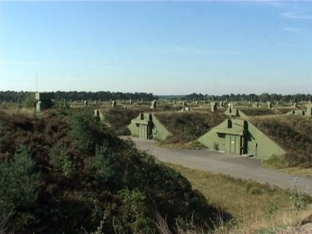 Kevelaer : Traberpark Den Heyberg, Blick über das ehemalige Munitionsdepot